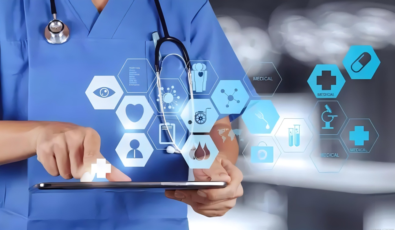 AI Health Agent analyzing data on a device